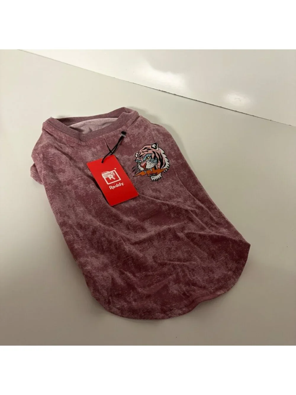 Reddy Mauve Dog T-Shirt Tiger Design Size Medium 16-18 inch D-Ring Portal NEW